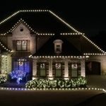 Commercial Christmas Lights, Commercial Christmas Lights, residential christmas lights, christmas lights on a home, oakwood, GA